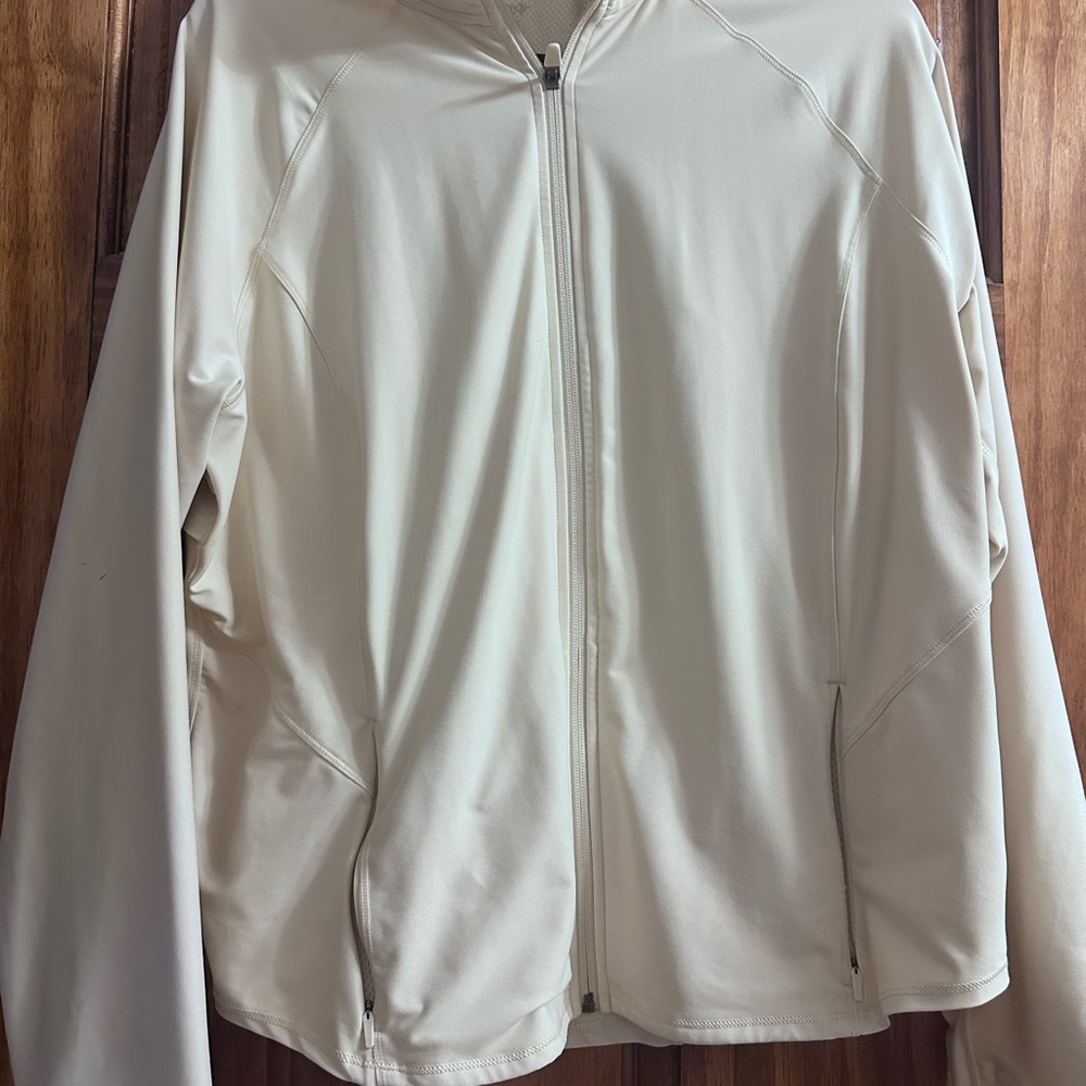Cream Full-Zip Jacket